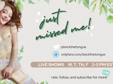 Beckthetongue crazyticket camshow - 2023-03-16